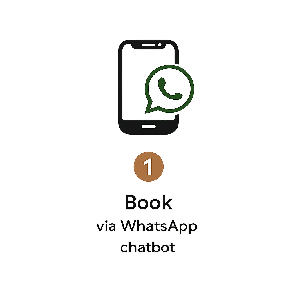 Booking via WhatsApp